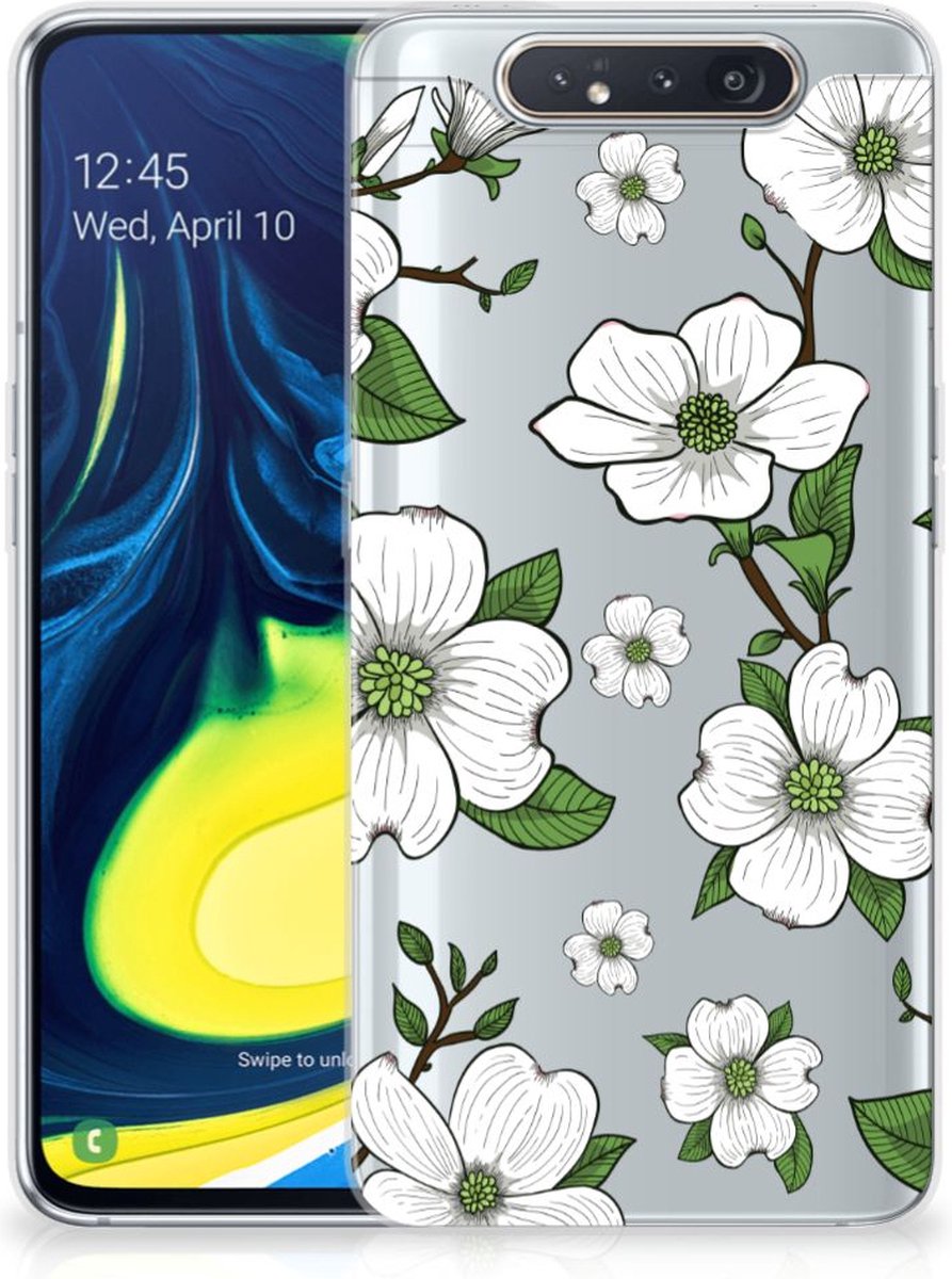 Samsung Galaxy A80 TPU Case Dogwood Flowers