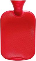 Kruik - Rubber - 2 liter - Rood - Warmtekruik