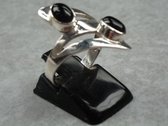 FT 687616 Ring Zilver 21mm Zen/Onix Blac