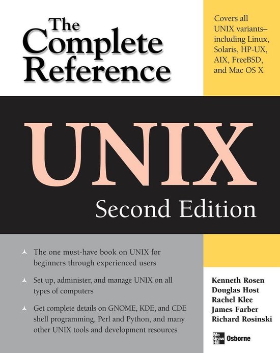 UNIX: The Complete Reference, Second Edition - cover
