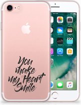 Hoesje Geschikt voor iPhone SE (2020/2022) Geschikt voor iPhone 7/8 TPU case Heart Smile