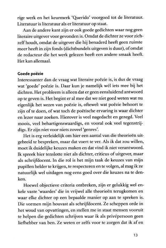De schrijfbibliotheek - Dichten doe je zo