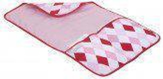 Little Dutch Verschoningsmatje - Ruiten - Roze/Rood