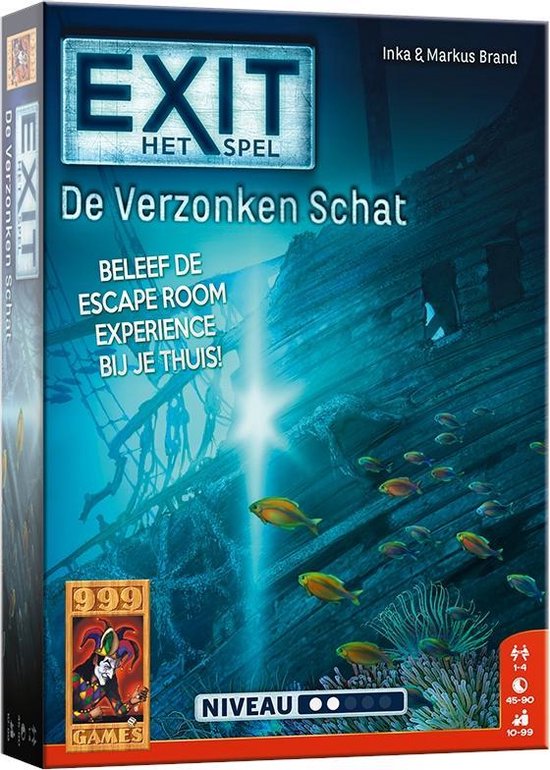Afbeelding van het spel EXIT De Verzonken Schat Breinbreker - Escape Room - Bordspel