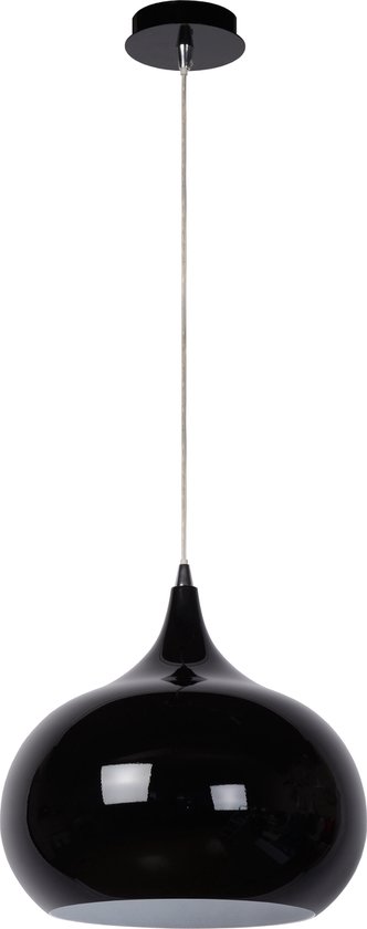 Kan worden berekend textuur van Lucide RIVA - Hanglamp - Zwart | bol.com