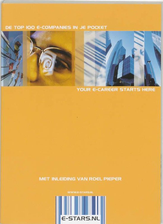 Cover van het boek 'De TOP 100 e-companies in je pocket' van Tiago Jurgens en Martin van Huystee