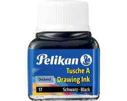 Pelikan Oost-Indische inkt zwart, flesje van 10 ml