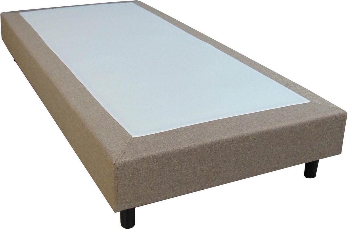 Slaaploods.nl Basic - Boxspring zonder matras - 120x190 cm - Twijfelaar - Beige