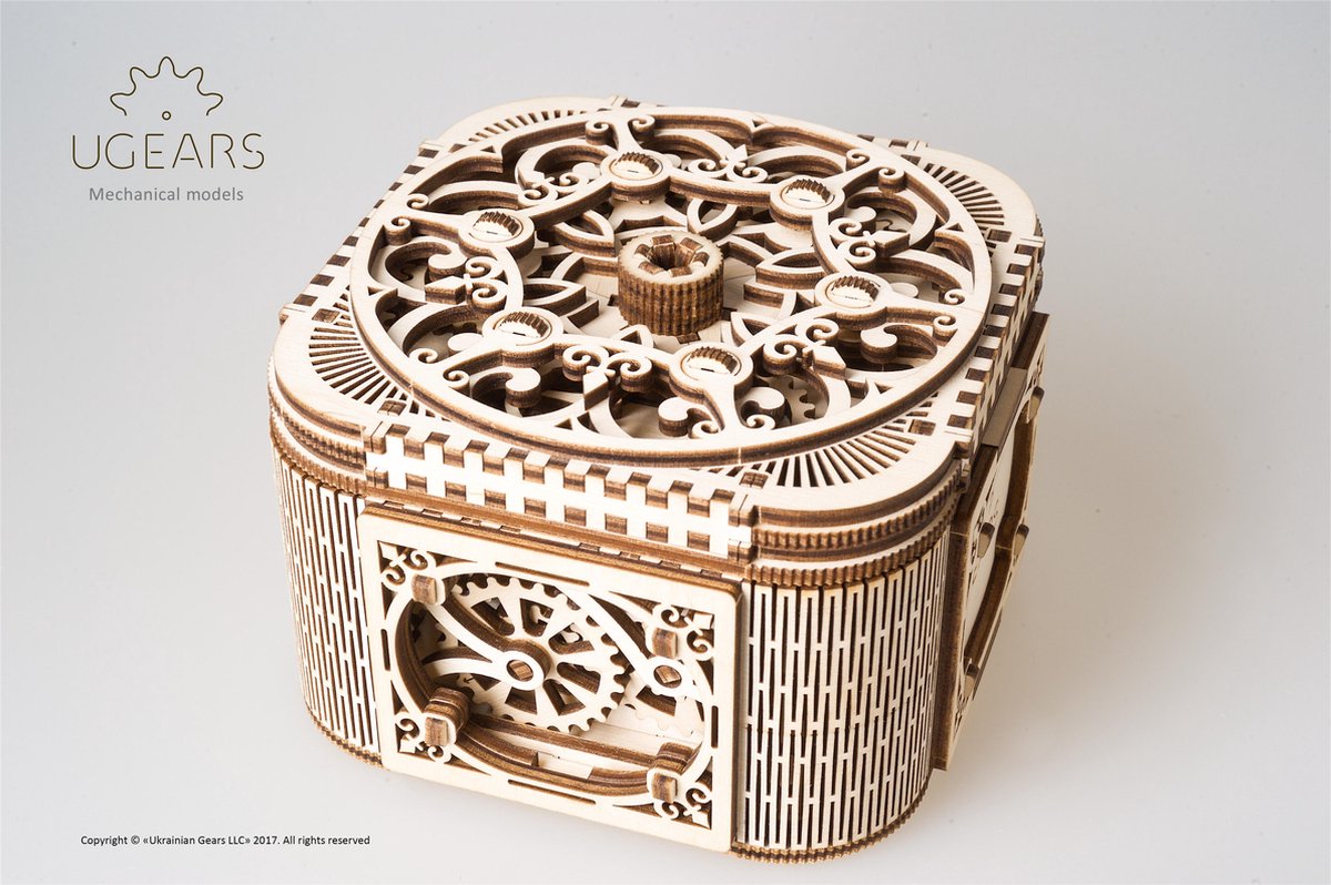 UGEARS Houten 3D Model - Juwelendoosje — afbeelding 15
