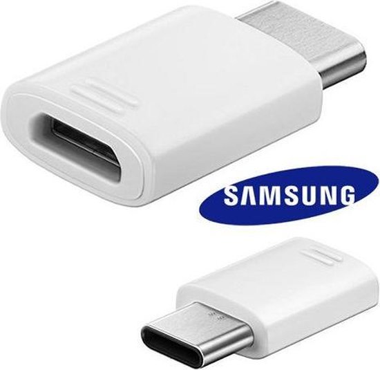 Samsung USBC naar micro USB adapter wit