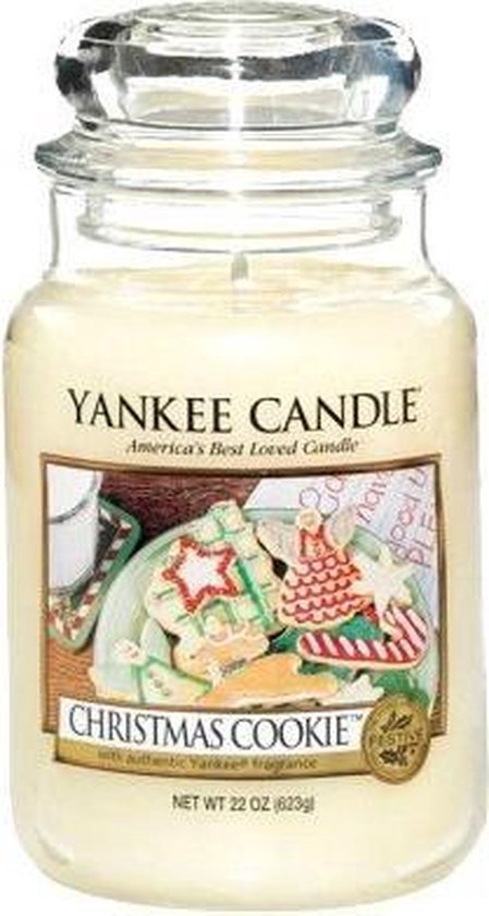 Yankee Candle Large Jar Geurkaars - Christmas Cookie