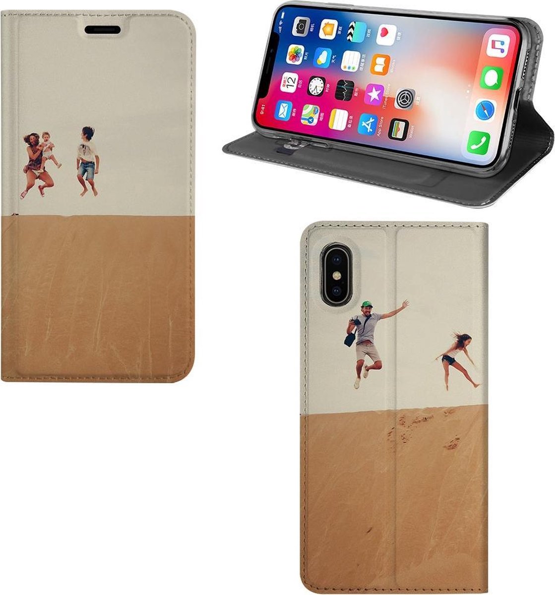 Apple iPhone Xs Max Stand Case Hoesje Maken met Foto's