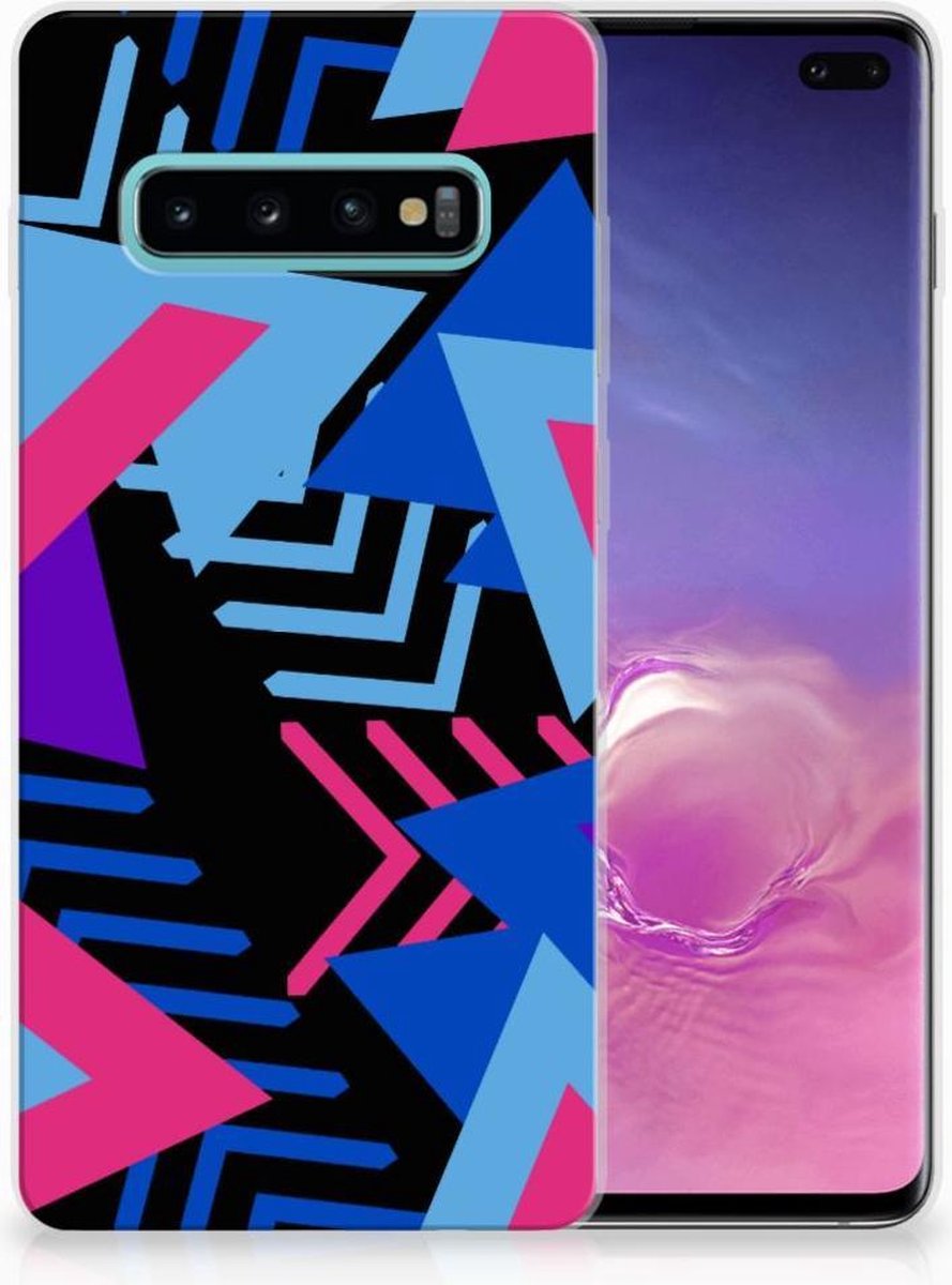 Samsung Galaxy S10 Plus TPU Hoesje Funky Triangle