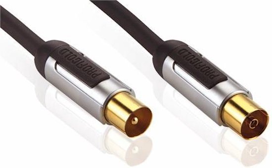 Profigold - Coax Kabel - zwart - 7 meter | bol.com