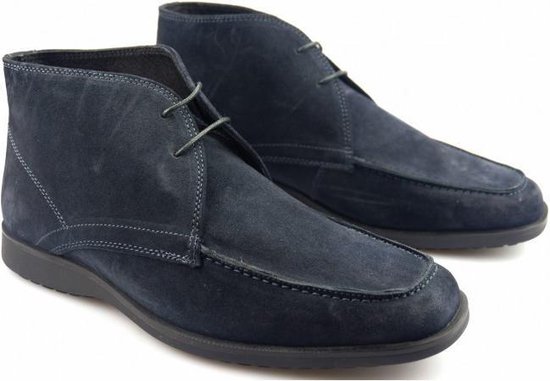 Merk Gant Heren Enkellaarzen - Blauw - Maat 46 | bol.com