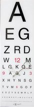 NeXtime Eyesight - Klok - Rechthoekig - Glas - 25x4 cm - Wit