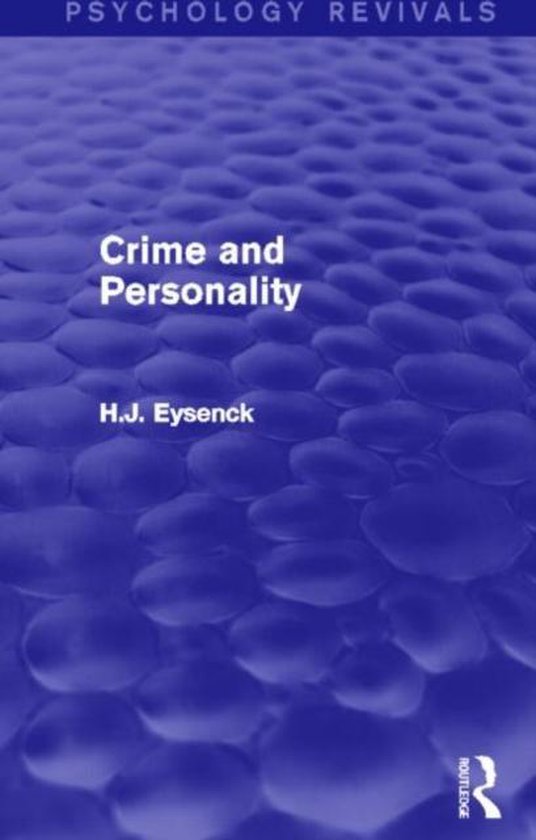 Crime and Personality - cover
