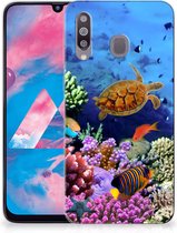 Geschikt voor Samsung Galaxy M30 TPU Siliconen Hoesje Vissen