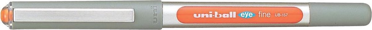 20x Uni-ball roller Eye Fine en Micro Fine, schrijfbreedte 0,5mm, punt 0,7mm, oranje