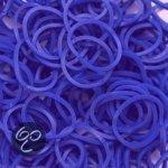 Loom bandjes 600 stuks Marine blauw