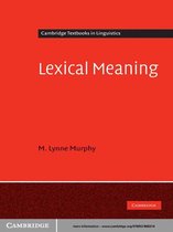 Cambridge Textbooks in Linguistics -  Lexical Meaning
