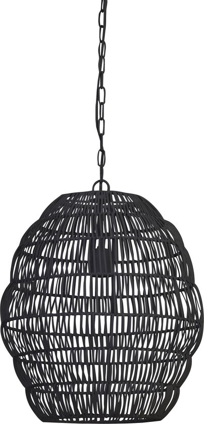 Light & Living Hanglamp Ø40x50 cm TIRZA mat zwart | bol.com