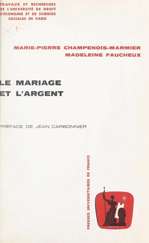 Le mariage et l'argent - cover