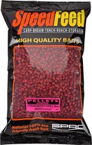 Spro Speedfeed Pellets - Strawberry / Krill - 4mm - 800g