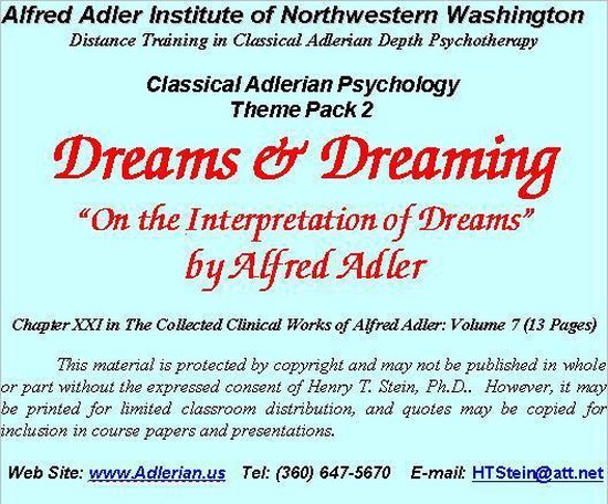 Classical Adlerian Psychology Theme Packs - Classical Adleri ... - cover