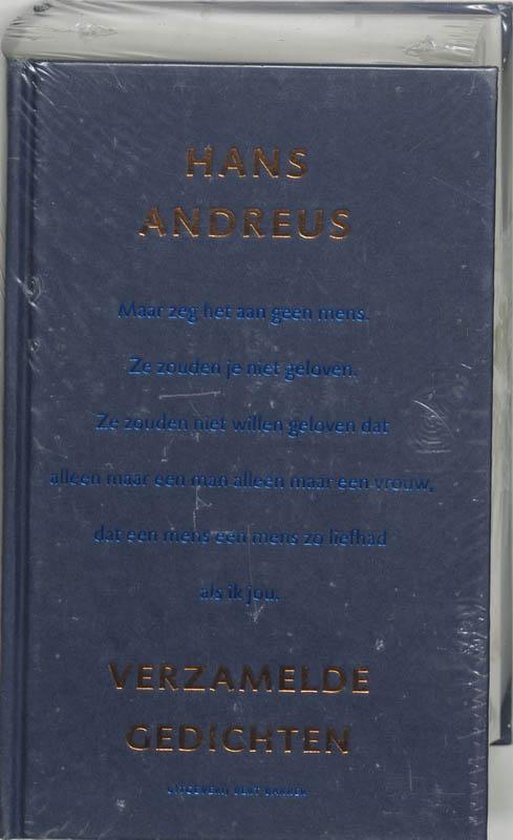 Cover van het boek 'Verzamelde gedichten' van Hans Andreus