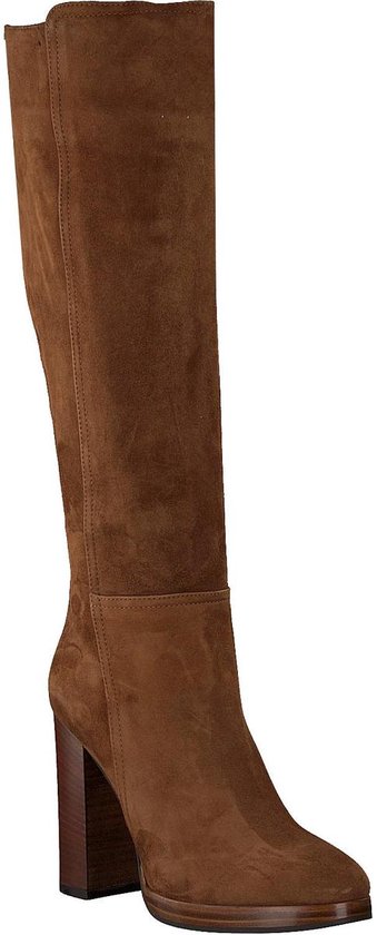 NOTRE-V Dames Hoge Laarzen Elisa2 - Cognac - Maat 37 | bol.com