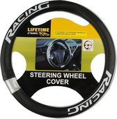 Lifetime Cars Stuurhoes Racing Universeel Pvc Zwart 37-39 Cm