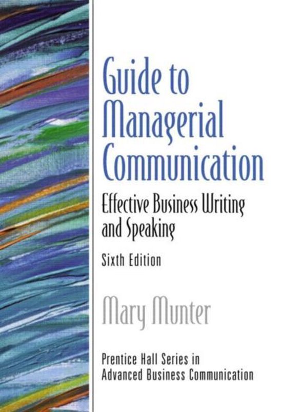 Guide to Managerial Communication - cover
