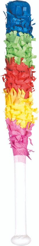 Bâton de pinata multicolore - Objet de décoration de fête