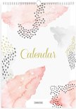 Fabrikten Watercolour Verjaardagskalender – A4 - Roze