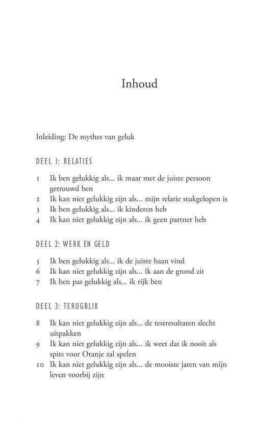 De mythes van geluk