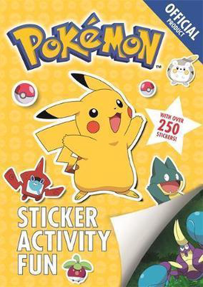 Uitgebreid personeelszaken Bibliografie The Official Pokemon Sticker Activity Fun, Pokémon | 9781408354834 | Boeken  | bol.com