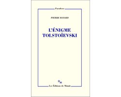 Omslag van L'Énigme Tolstoïevski