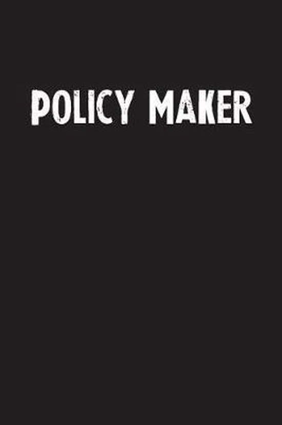 Policy Maker, Simplyy Publishing 9781070151878 Boeken