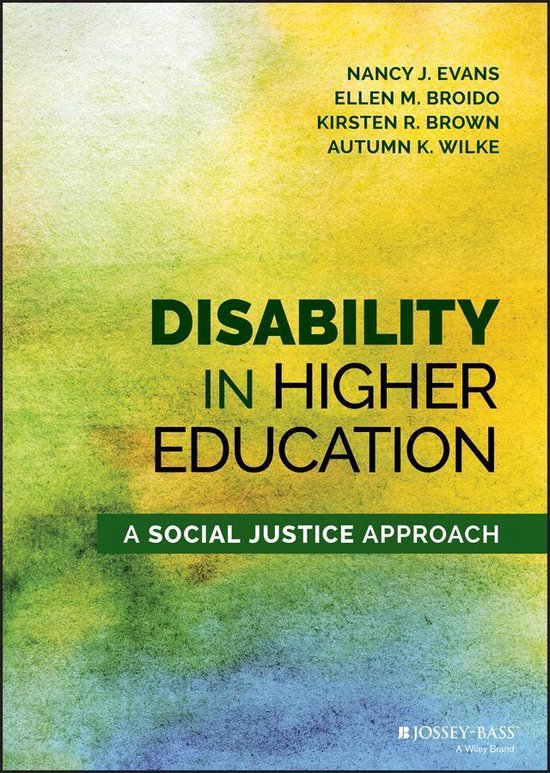 Disability in Higher Education - cover