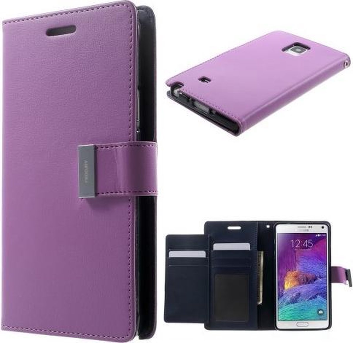 Mercury Rich Dairy wallet case Samsung Galaxy Note 3 paars