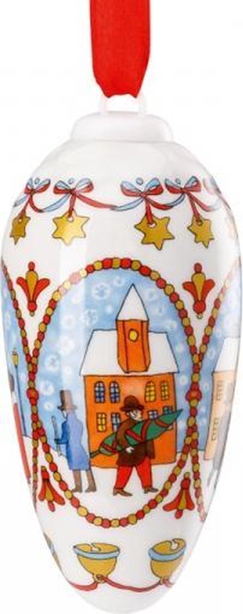 Hutschenreuther Kerstpegel 2019 kerstmarkt porselein