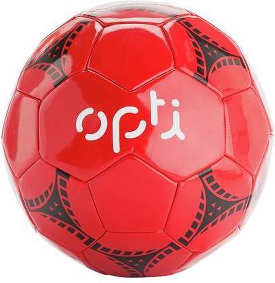 Rode voetbal Maat 5 Merk Opti | bol.com