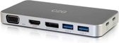 C2G 88845 dockingstation voor mobiel apparaat Tablet/smartphone Grijs, Zilver