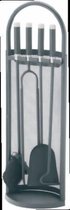 Haardset - 5-delig - antraciet grijs
