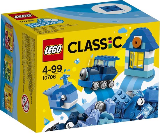 Vijftig Dronken worden Menselijk ras LEGO Classic Blauwe Creatieve Doos - 10706 | bol.com