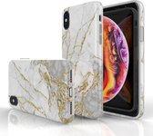 Xssive TPU Back Cover voor Apple iPhone X/ XS - Marmer Wit