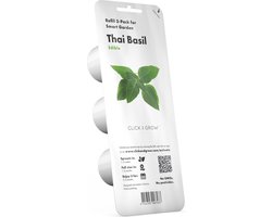 Thai Basilicum Refill 3-Pack (voor Click and Grow Smart Garden toestellen)
