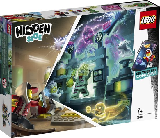 LEGO Hidden Side Set de construction Le laboratoire détecteur de fantômes  70418, jouet... | bol.com