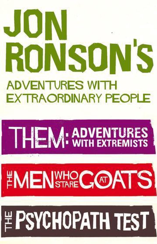 Jon Ronson's Adventures With Extraordinary People - cover